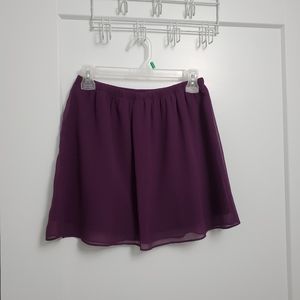 Garage flowy mini skirt